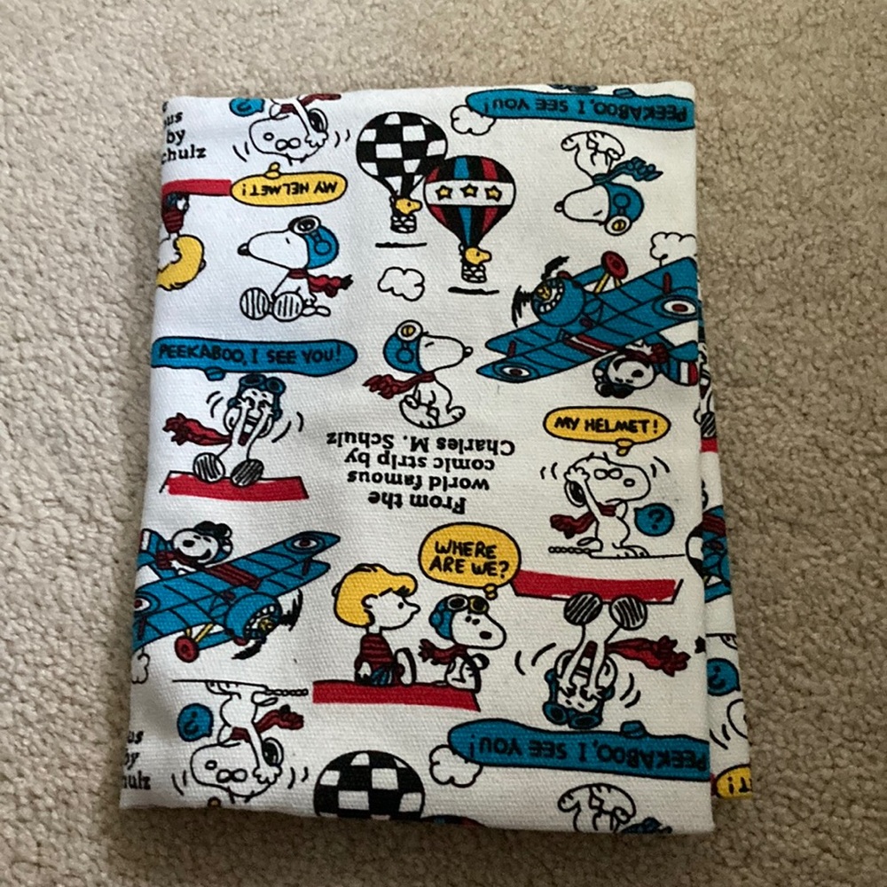 Canvas Charlie Brown A5 journal cover